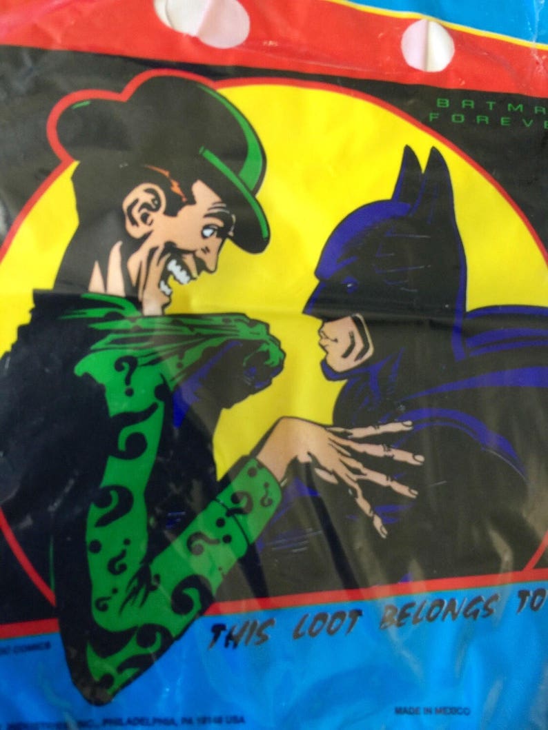 8 Batman Forever party plates