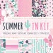 Summer TN kit - Limited edition, exclusive travelers notebook set, A6 or B6 size