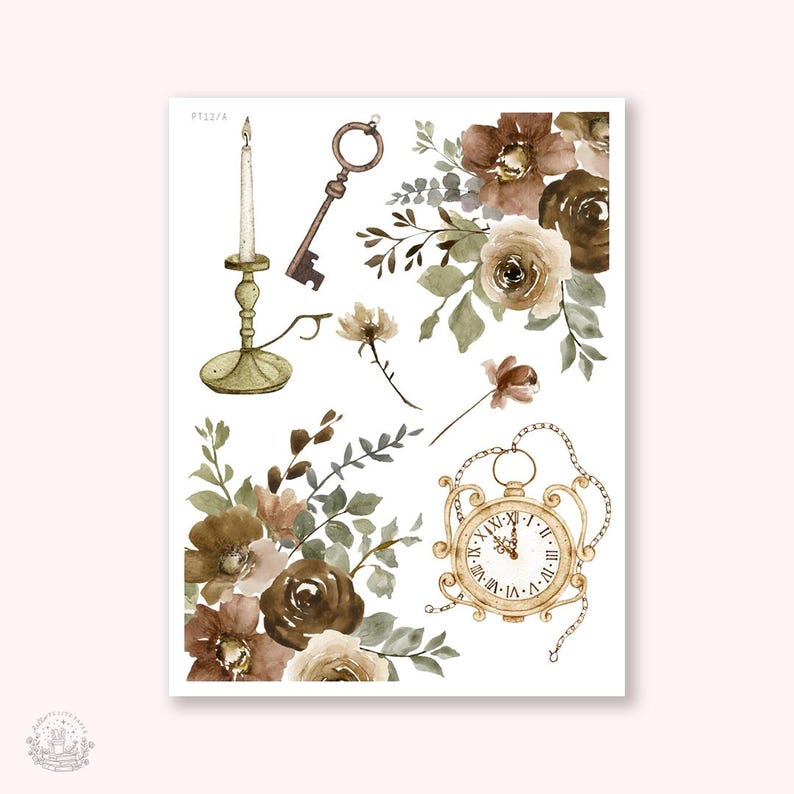 Printable Decorative Stickers - for Planners, Bullet Journal, Journals ...