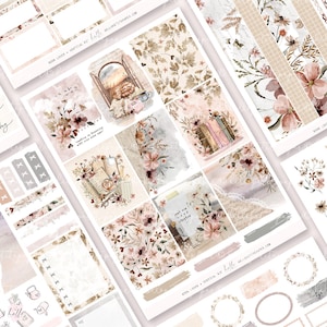 Book Lover - Plannerstickerkit / 4 vellen