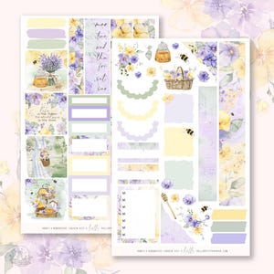 Kit Hobonichi Cousin - Miel | Agenda A5, bujo, déco, stickers princesse