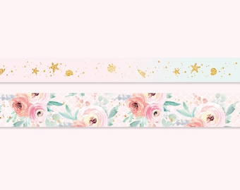 Washi Tape | ARIEL (set of 2, gold foil) The Little Mermaid