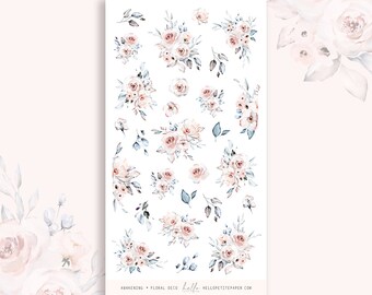 Awakening collection - floral deco | planner stickers