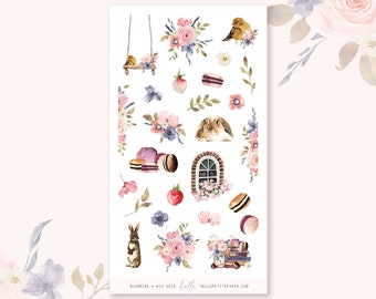 Blooming - MIX deco | planner stickers