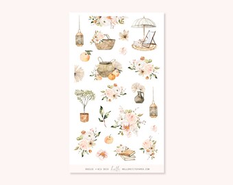 Breeze collection - MIX deco | planner stickers