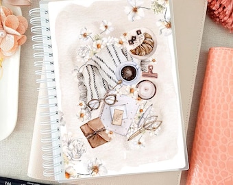 Sticker Book - reusable sticker storage (flatlay slow living)