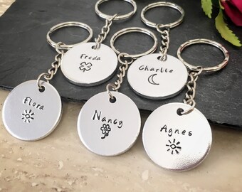 personalised keyrings photo engraved