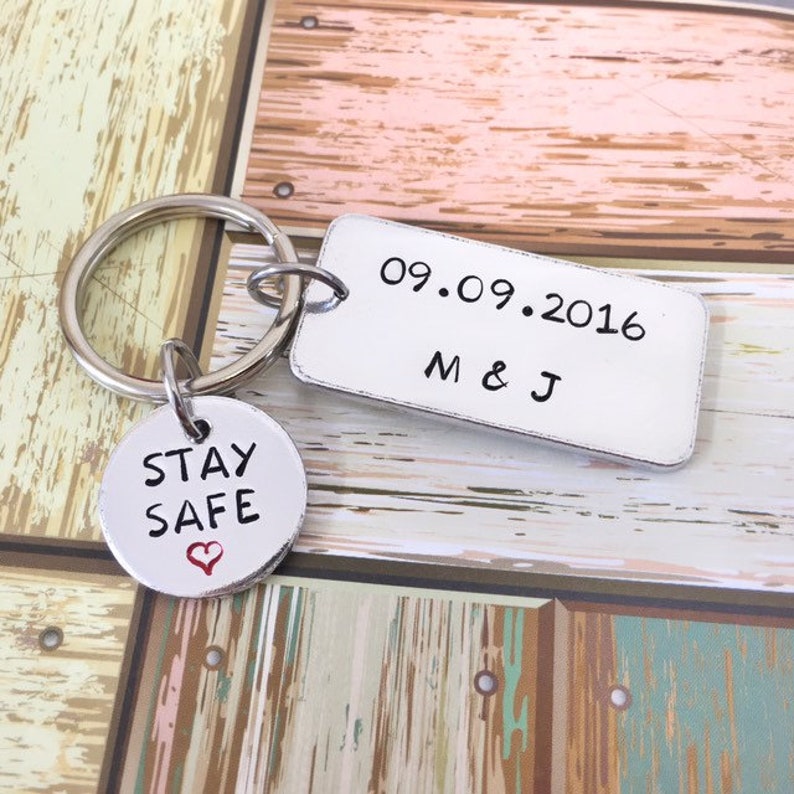 Personalised Drive Safe I Need You Keyring Boyfriend Birthday Etsy UK
