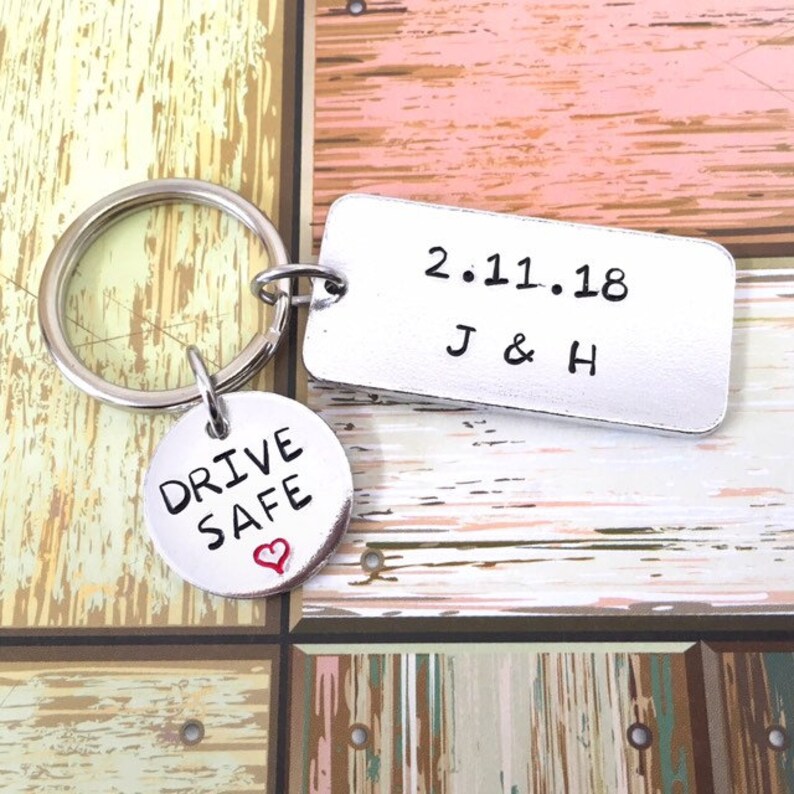 Personalised Drive Safe I Need You Keyring Boyfriend Birthday Etsy UK
