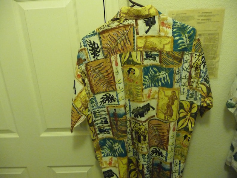 Kahala John Severson Collection Aloha Shirt Men/'s L 100/% Cotton gently used Dad Wear Alert!!!