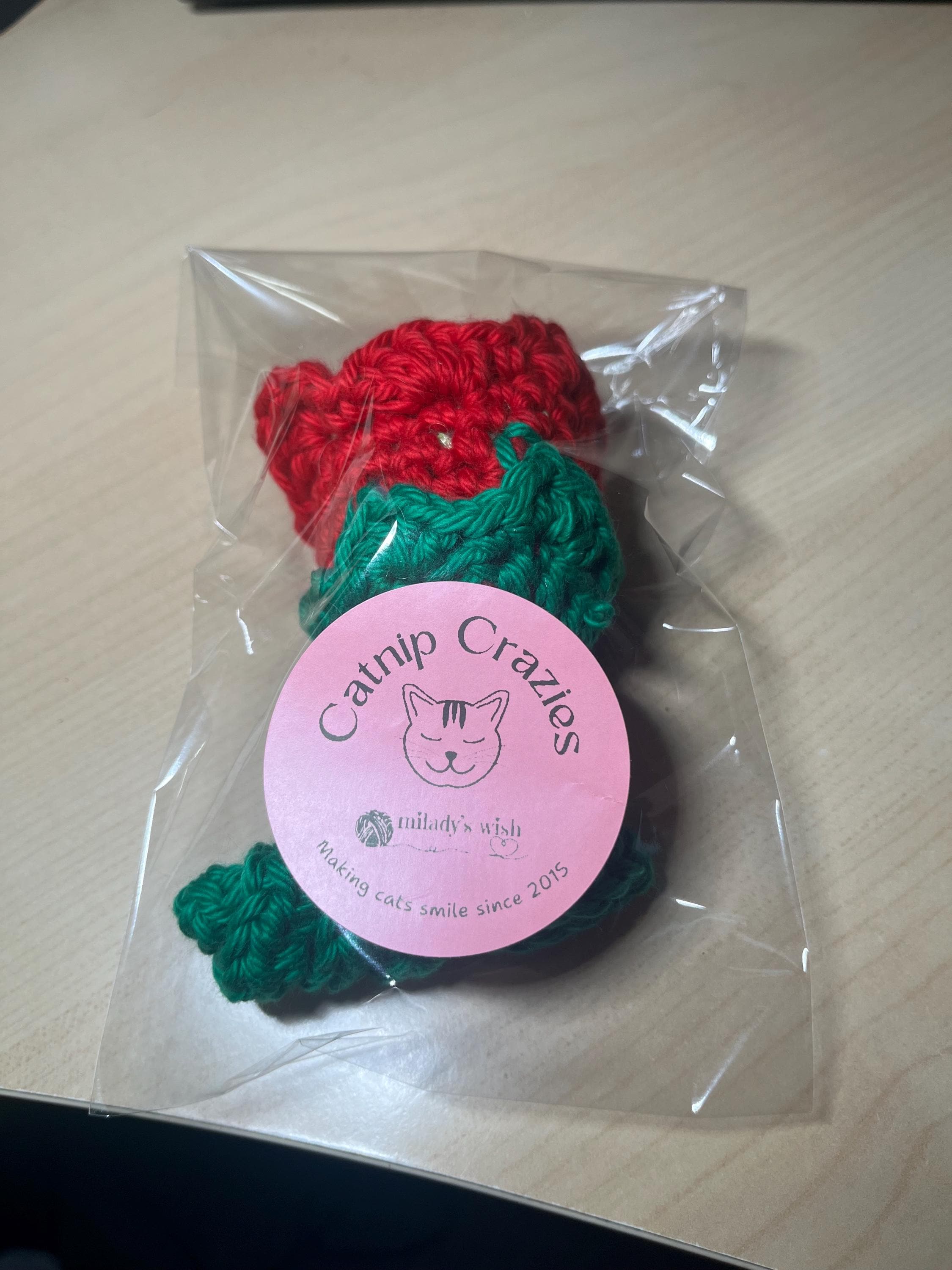 Catnip Crazies Rose Cat Toy, Handmade, Organic Catnip, Cotton Yarn, Jingle Bell, Kitty Toy - Etsy Catnip Crazies Rose Cat Toy, Handmade, Organic Catnip, Cotton Yarn, Jingle Bell, Kitty Toy - Etsy