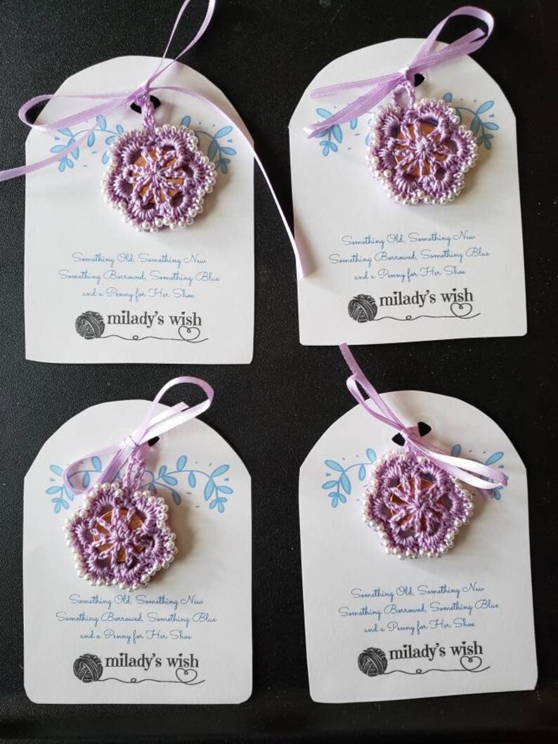Bride Wedding Lucky Penny Crochet Beaded 2021 Penny Etsy