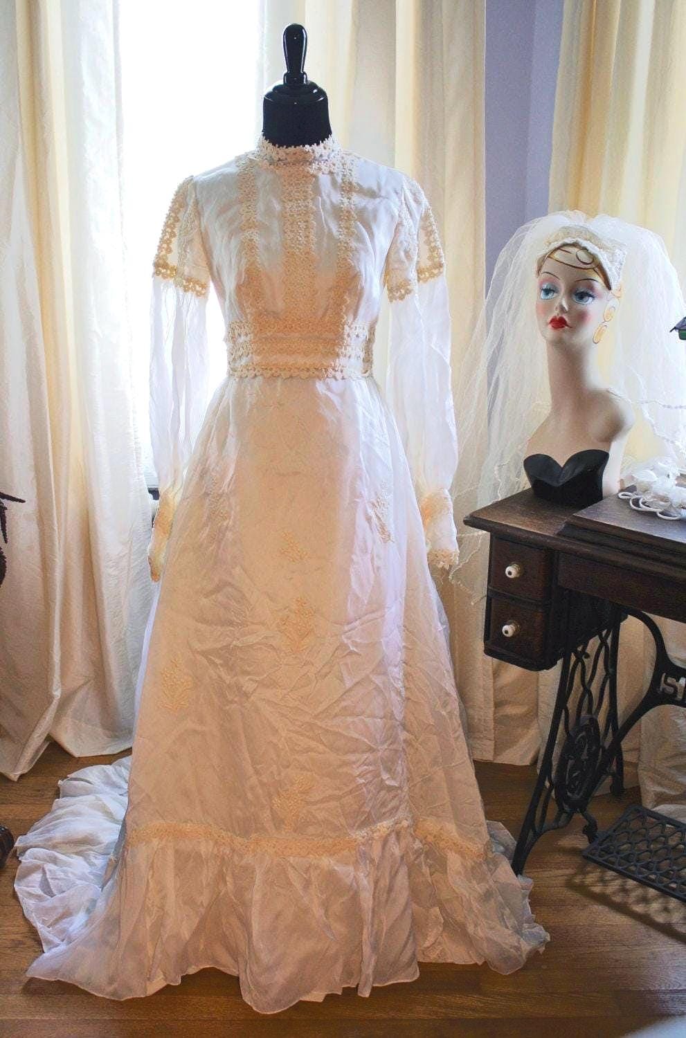 Daisy Chain Empire Wedding Gown
