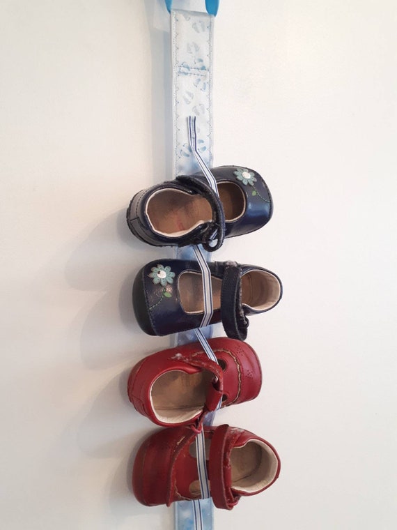 hanging baby shoe organizer