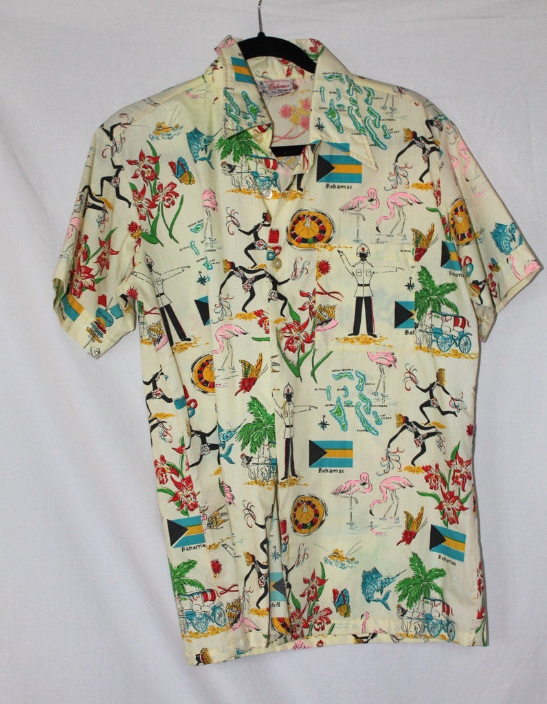 RARE Vintage Shirt, Collector Shirt, Hawaiian Shirt, Mens Hawaiian ...