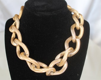 BREAK THESE CHAINS - 1980's, Punk necklace, Large Gold Chain, Choker Necklace. gold choker chain, gold chain, gold jewelry,gold chain choker