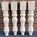 Michelle Brinkman reviewed Unfinished Farmhouse Dining Table Legs- Wood Legs. Turned Legs. Hardwood. Chunky. Wide Legs. Large!