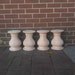 Chunky Balustrade Coffee Table Legs, Unfinished Wood Furniture Legs- Set of 4 Balusters (T10) 