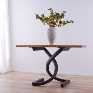 Dining Table Base M14, Desk, Kitchen & Dining table Metal legs, Steel Pedestal, Mid Century Modern Furniture from Design 59 image 2