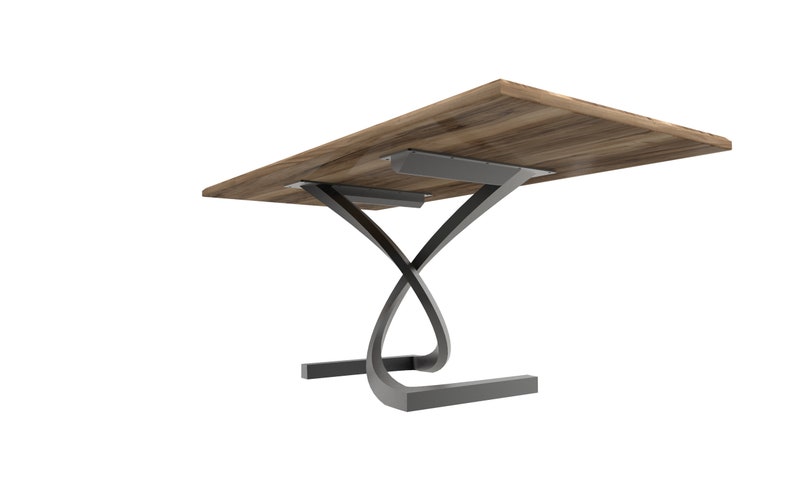 Dining Table Base M14, Desk, Kitchen & Dining table Metal legs, Steel Pedestal, Mid Century Modern Furniture from Design 59 image 7