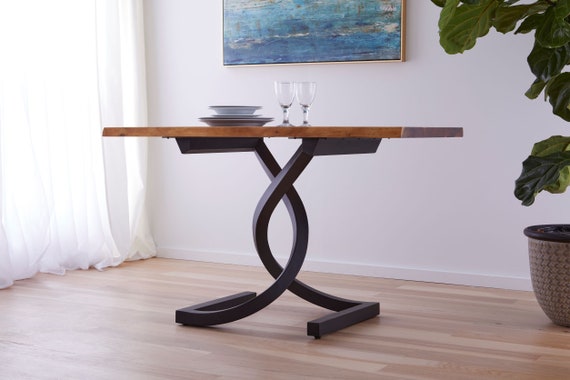 Dining Table Base (M14), Desk, Kitchen & Dining table Metal legs, Steel Pedestal, Mid Century Modern Furniture from Design 59