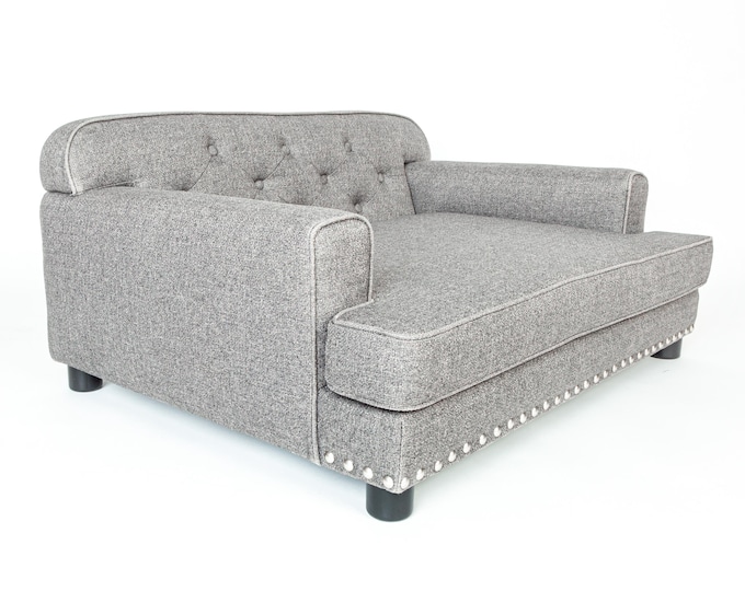 Upholstered Kids' Sofa- Tufted, Washable, Performance Fabrics