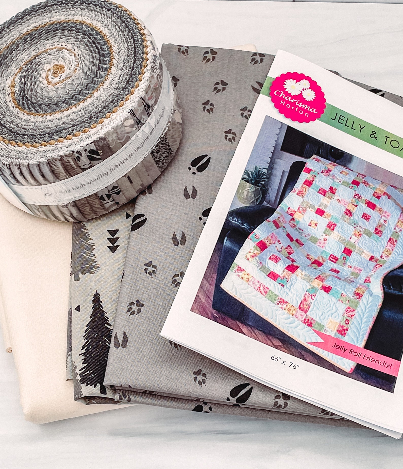 Timberland Quilt Kit Jelly and Toast Quilt Kit Charisma Etsy