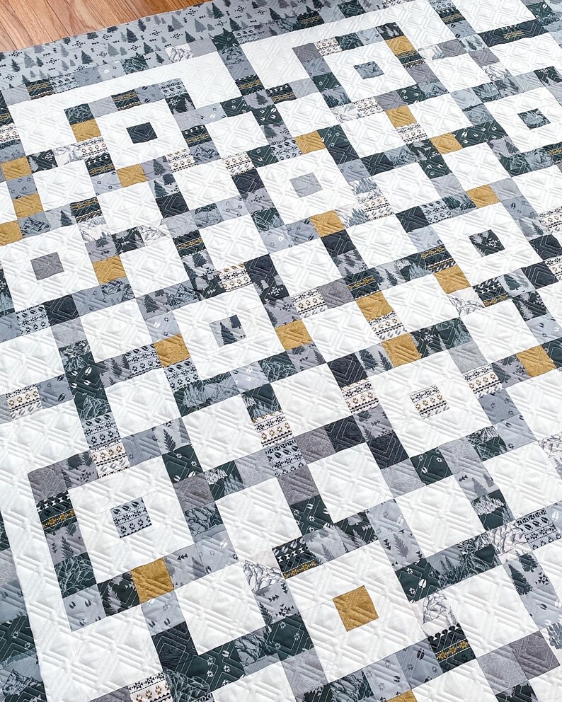 Timberland Quilt Kit Jelly and Toast Quilt Kit Charisma Etsy