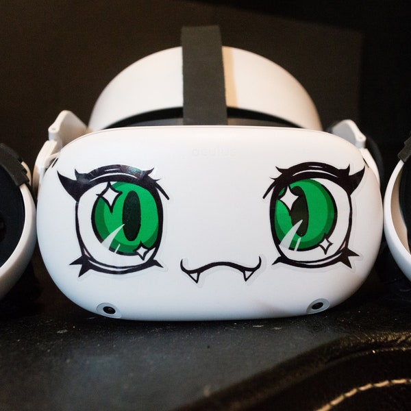 Clearbacked VR Headset Decals, Shoujo Style 01
