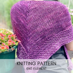 Bulky Knit Shawl Pattern, Triangle Shawl Pattern Knitting Pattern, Shawl Pattern, Volume Shawl Pattern, Easy Knitting Pattern Shawl