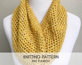 Lace Knit Pineapple Cowl Pattern (PDF Pattern)