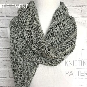 Wrap Knitting Pattern // Advent Knitting Pattern // Knit Shawl Pattern // Vented Wrap Pattern // Shawl Pattern // Knitting Pattern