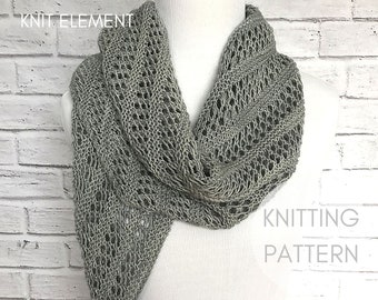 Wrap Knitting Pattern // Advent Knitting Pattern // Knit Shawl Pattern // Vented Wrap Pattern // Shawl Pattern // Knitting Pattern