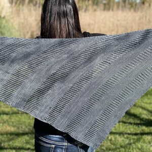 Sideways Triangle Shawl Pattern // Knitting Pattern // Knit Shawl ...