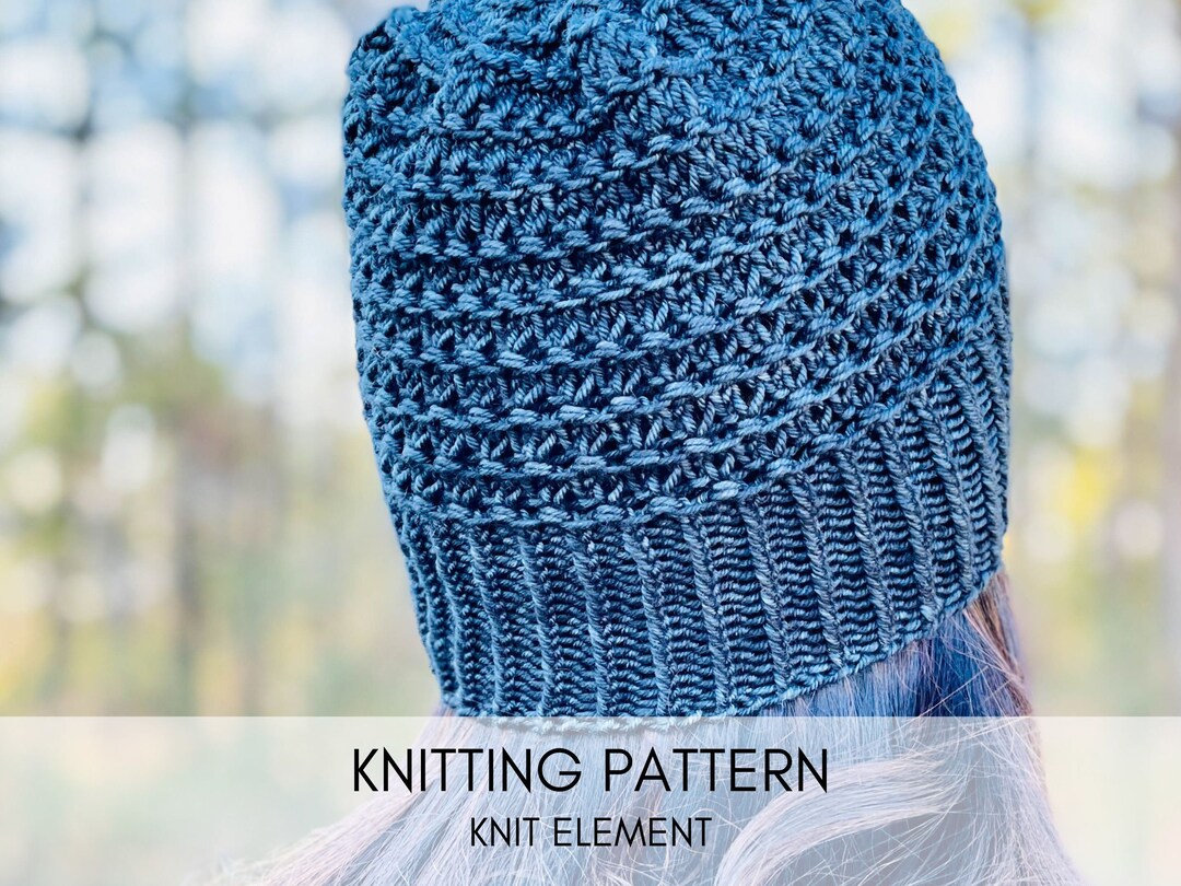 Topography Pattern Rope Hat Topography Hat Knitting Pattern: Easy Unisex Beanie (PDF Pattern) - Etsy