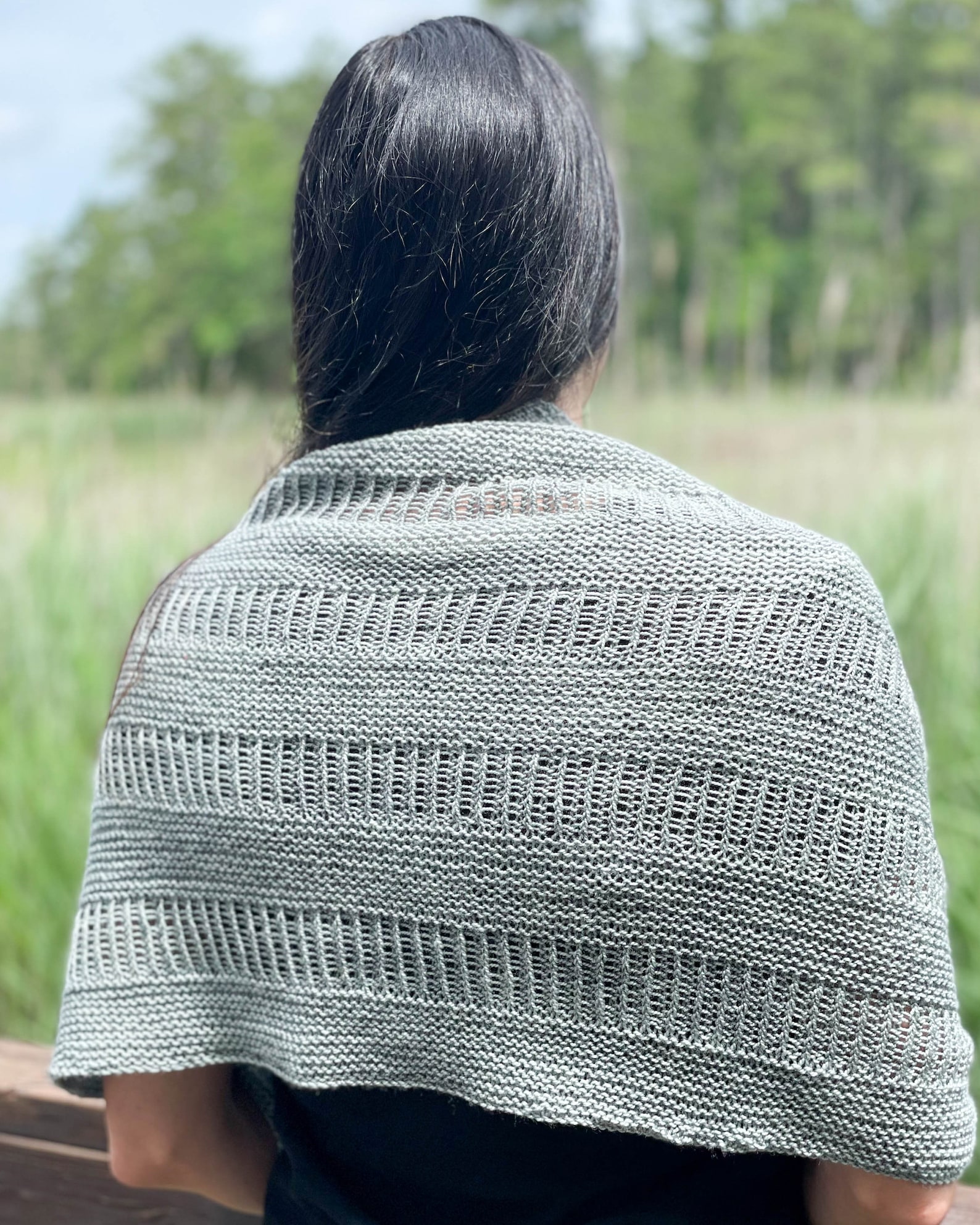 Crescent Shawl Pattern // Knitting Pattern // Knit Shawl Etsy