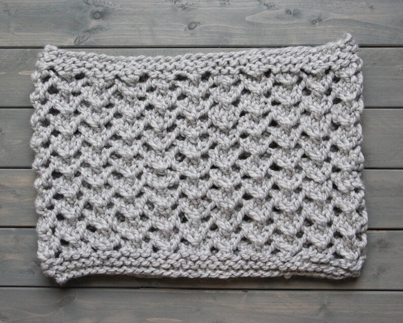 Knitting Pattern Chunky Knit Cowl Pattern Oversize Cowl Etsy