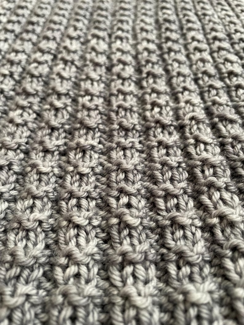 Reversible Ribbed Knit Scarf Pattern: Beginner Unisex Scarf (PDF ...