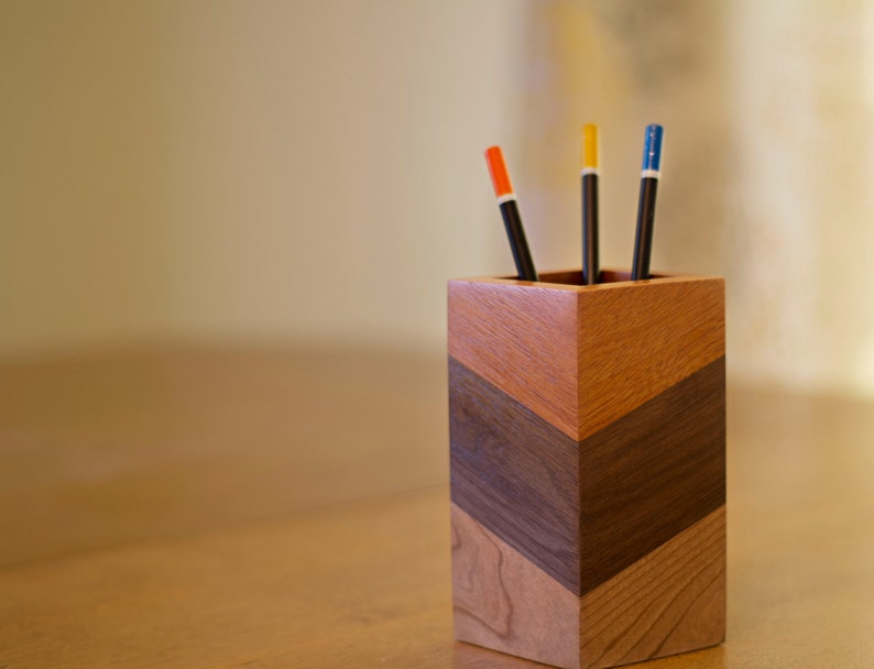 Pencil Holder Teacher Gift Beautiful Desk Accessories For Etsy