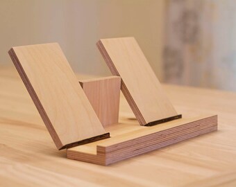Wooden Stand – Ideal as Book Stand, iPad Stand or Cookbook Stand