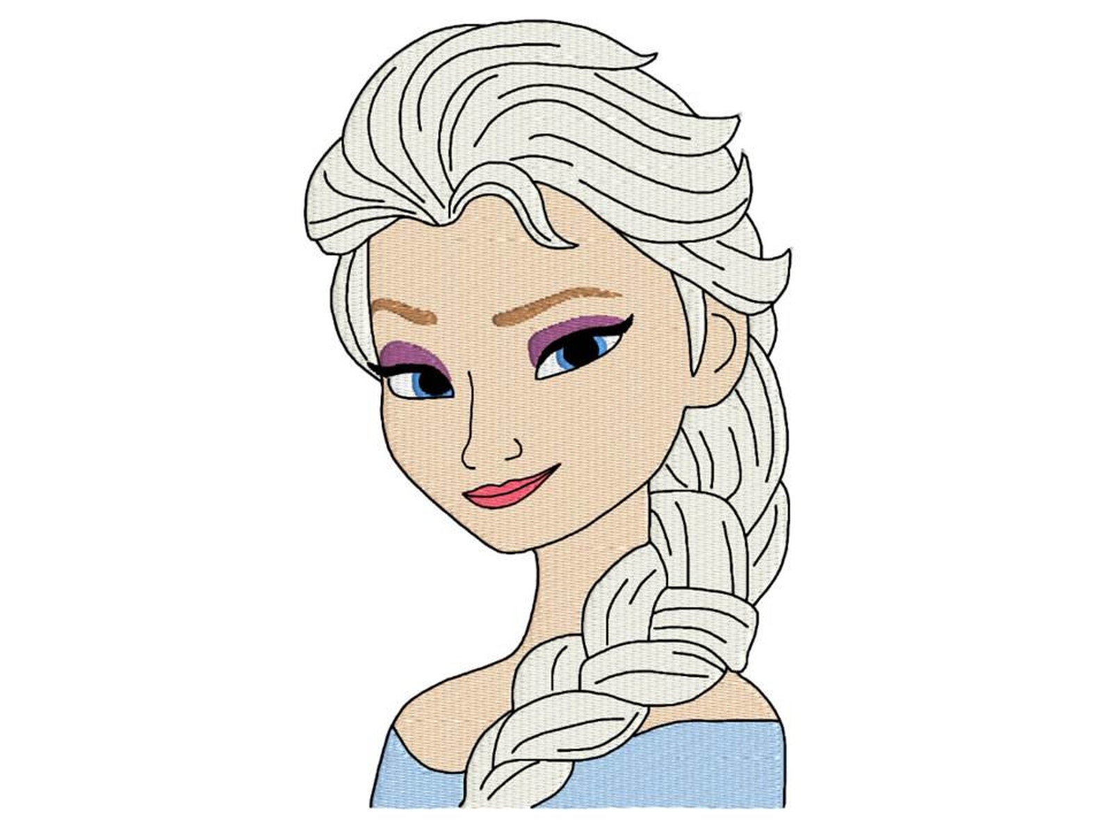 Elsa frozen machine embroidery design design for kids fill Etsy