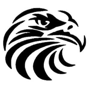 tribal eagle machine embroidery design, instant download
