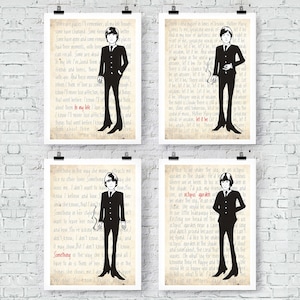 The Beatles print: The Fab Four Prints Wall Art poster