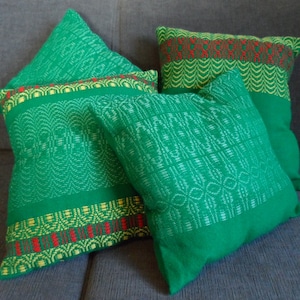 set of four matching sofa cushions
