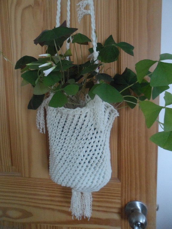 hanging plants hooks Wooden plant hanger