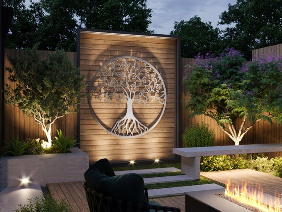 Tree Of Life Outdoor Metal Wall Art Large - Metal Wall Decorations For Outside Tree Of Life Outdoor Metal Wall Art Large - Metal Wall Decorations For Outside