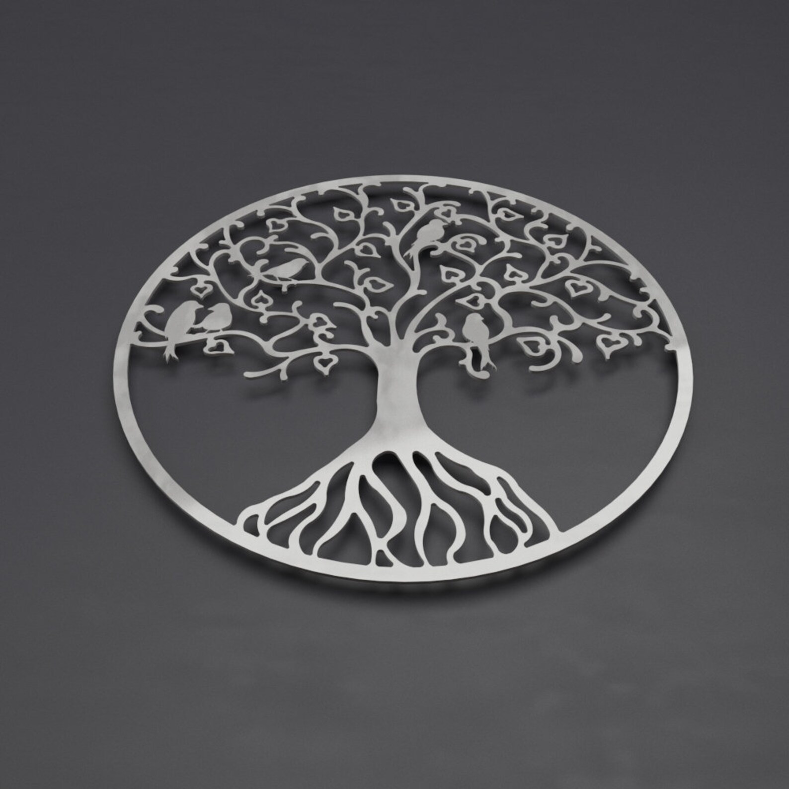Tree of Life Metal Wall Art Bird Tree Art Tree of Life Wall Etsy