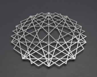 Abstract Mandala Metal Wall Art Sculpture, Sacred Geometry Wall Art, Large Metal Wall Decor, Modern Metal Wall Art, Geometric Mandalas, Loft