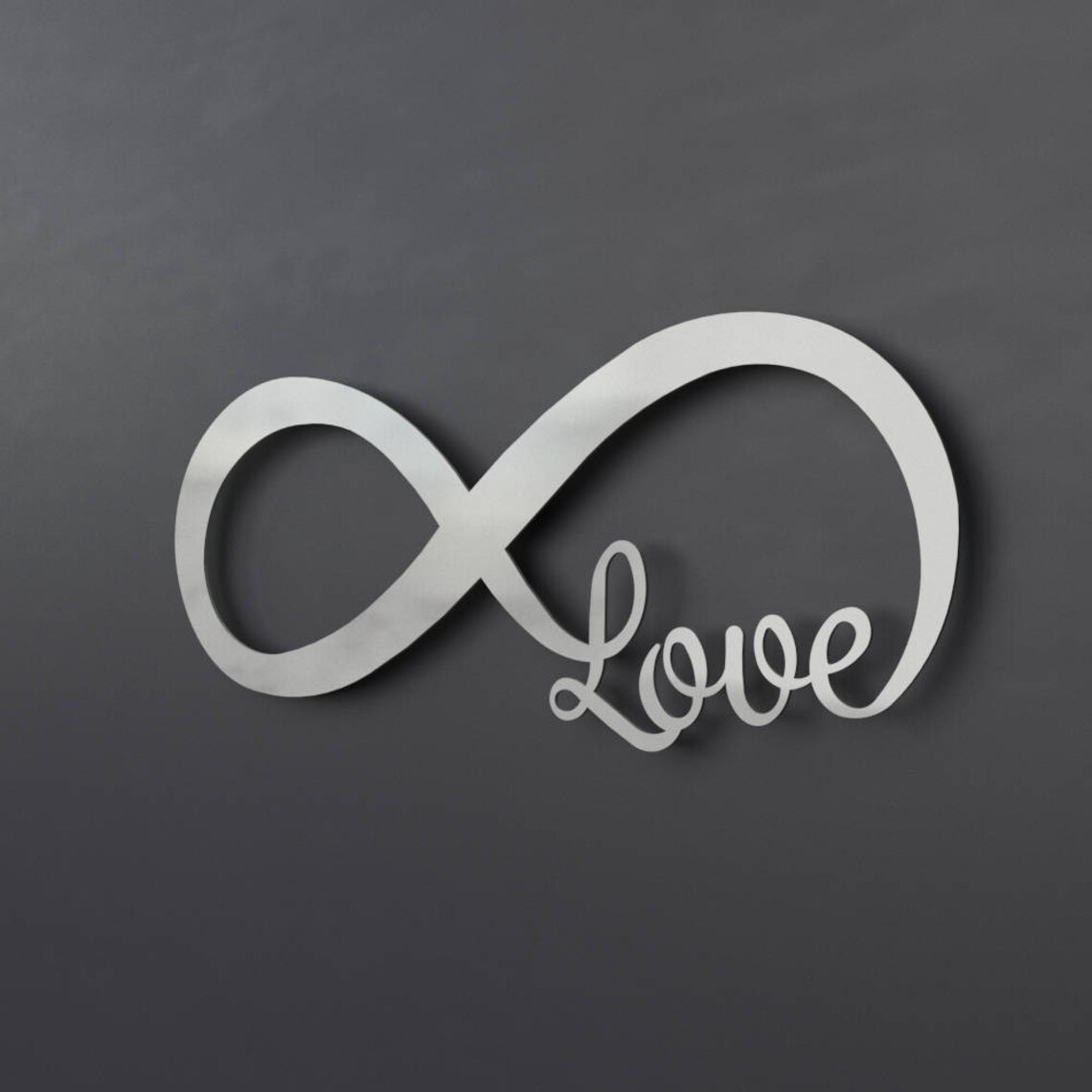 Infinity Symbol Metal Wall Art Love Metal Wall Art Love - Etsy