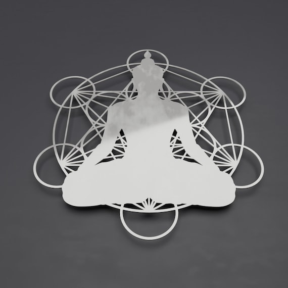 Buddha Wall Art Large Metal Sculpture